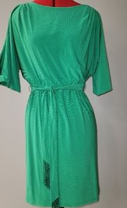 Jessica Howard size 6 open sleeve Green Dress